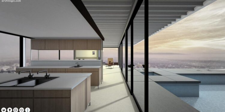 Gallery of A Virtual Look Into Pierre Koenig's Case Study House #22 ...