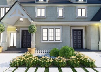 Family house exterior design :: Behance